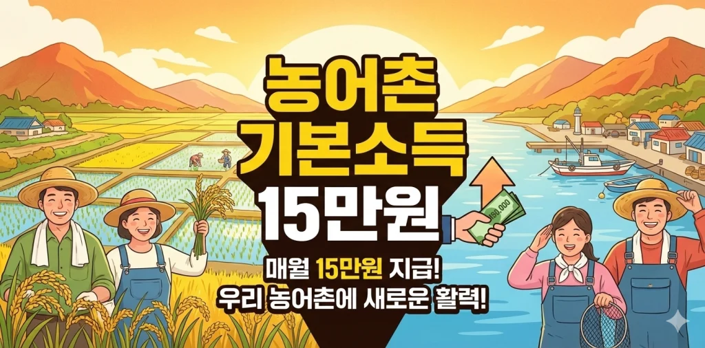 농어촌 기본소득 15만원