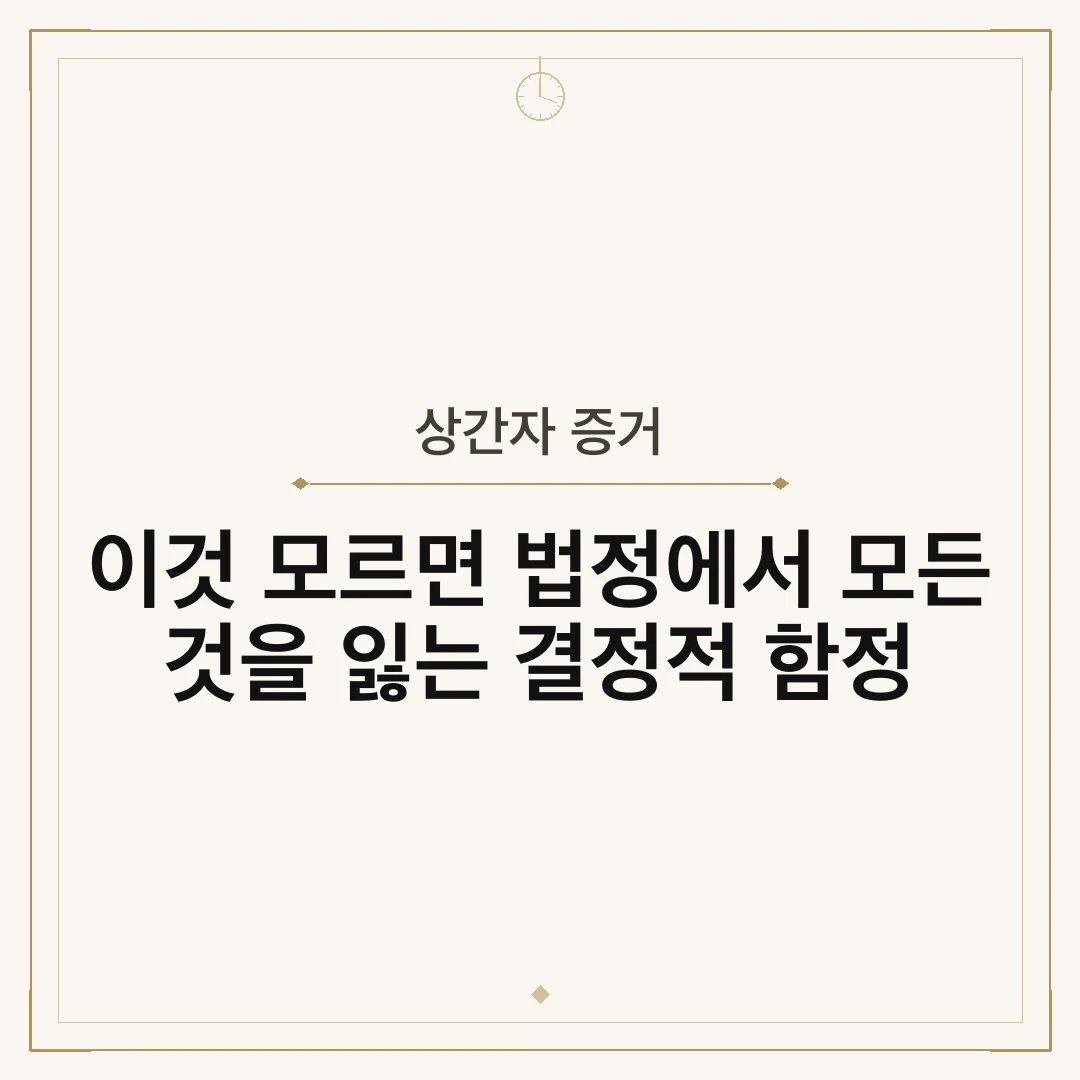 상간자 증거