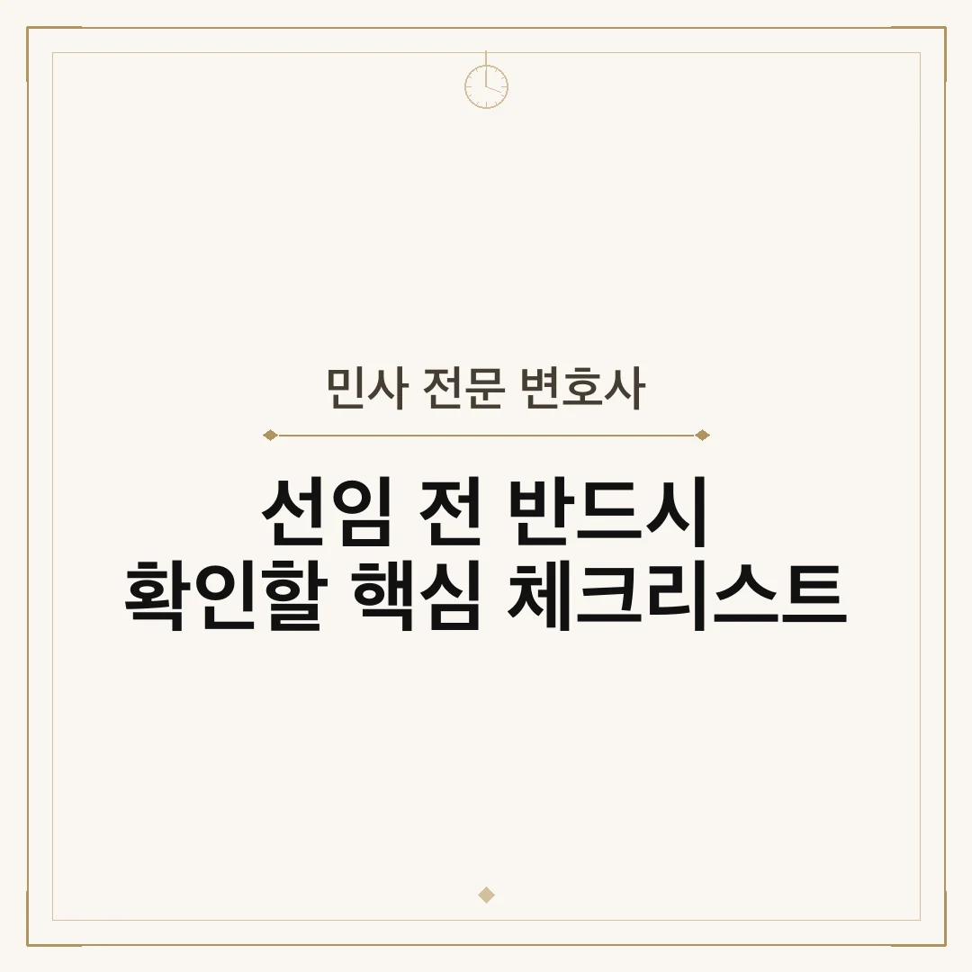 민사 전문 변호사