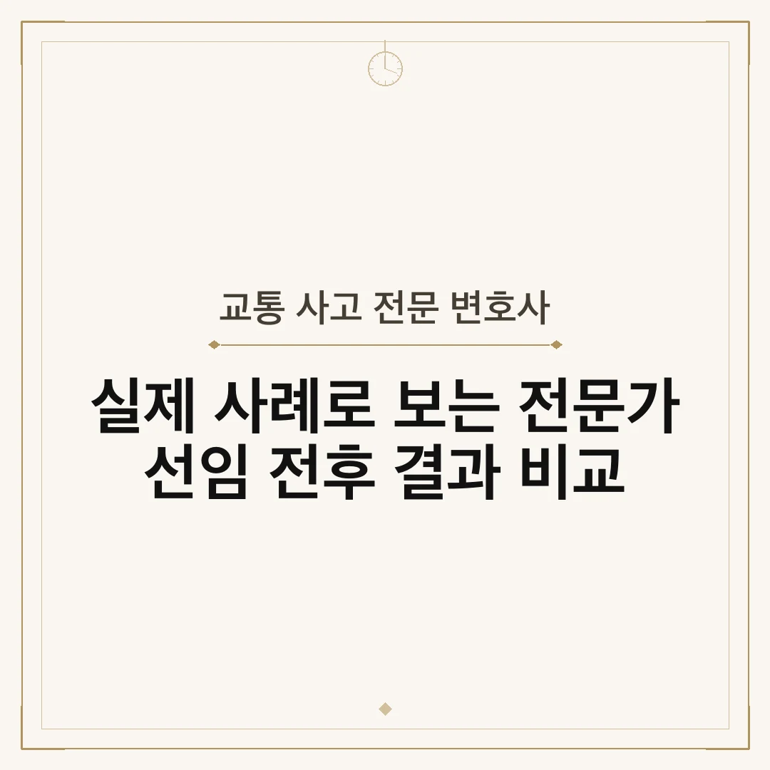 교통 사고 전문 변호사