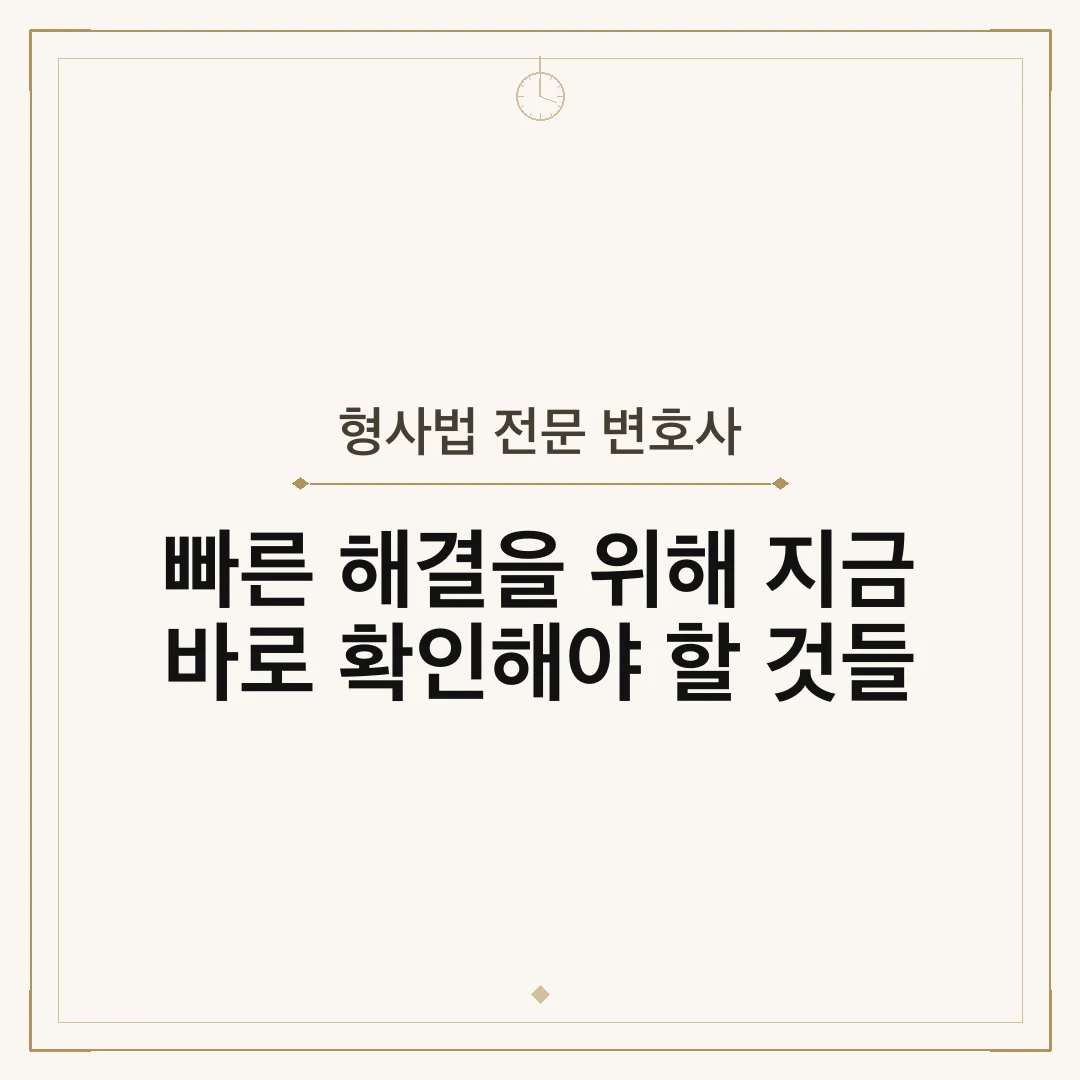 형사법 전문 변호사